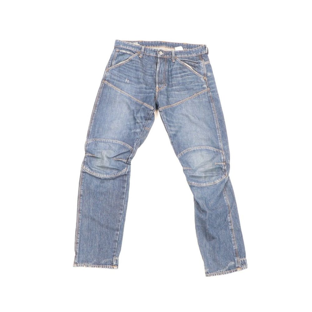 G-Star Raw Denim Mens 32x32 5620 3D Tapered Leg Denim Jeans Organic Cotton Blue